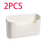 Kitchen Wall-Mounted Adhesive Storage Rack Multifunctional Cabinet Door Storage Box under Sink Drawer Shelf Bathroom Organizer