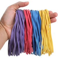 80pcs Mutilcolor Rubber Bands For Office School Home Organization Strong Elastic Band 0.12Inch Width