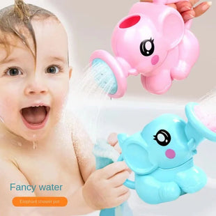 Bath Toy Plastic Kettle Bath Shower Tool Baby Bathroom Toy Elephant Watering Pot Bath Toy for Children Summer Bath Sprinkler