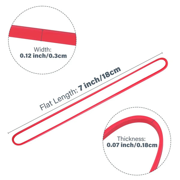 80pcs Mutilcolor Rubber Bands For Office School Home Organization Strong Elastic Band 0.12Inch Width