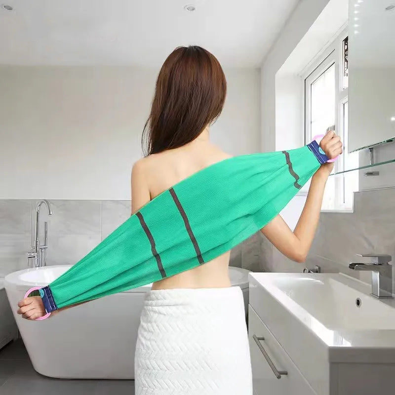 Bath Washers A Long Back Pulled Stripping and Scrubbing Bath Towel for Rubbing Wash and Rub Dirt