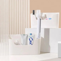 Kitchen Wall-Mounted Adhesive Storage Rack Multifunctional Cabinet Door Storage Box under Sink Drawer Shelf Bathroom Organizer