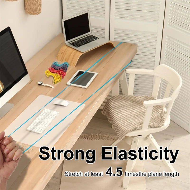 80pcs Mutilcolor Rubber Bands For Office School Home Organization Strong Elastic Band 0.12Inch Width