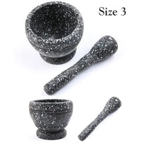 Kitchen Small Cooking Tools Resin Mortar Pestle Set Garlic Herb Spice Mixing Grinding Crusher Bowl Restaurant Accessories