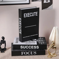 Set of 3 Inspirational Desk Decor Books Suitable for Home Office Decor Room Decor Fake Books Home Decor