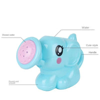 Bath Toy Plastic Kettle Bath Shower Tool Baby Bathroom Toy Elephant Watering Pot Bath Toy for Children Summer Bath Sprinkler