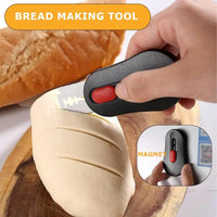 Kitchen bread cutter, engraving knife, stainless steel kitchen baking accessories, printed bread slices, baking pastry tools